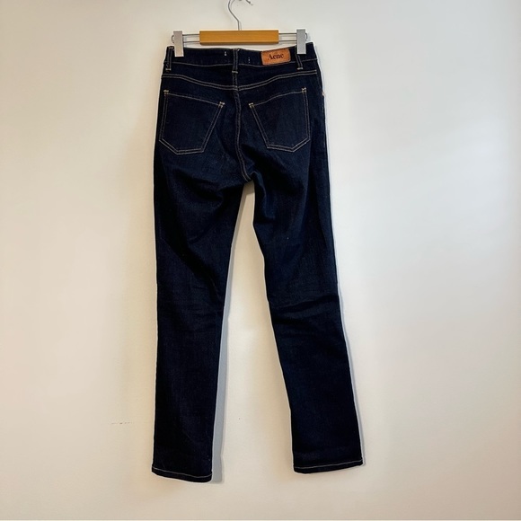 Acne Needle Raw dark wash mid rise jeans size 28 - Picture 3 of 10